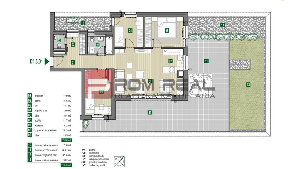 PREDAJ 4 izbového bytu v Prémiovej novostavbe Pezinok A0+
