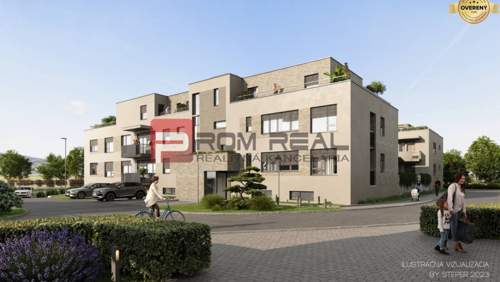 PREDAJ 2 izbového bytu s balkónom Prémiova novostavba Pezinok A0+