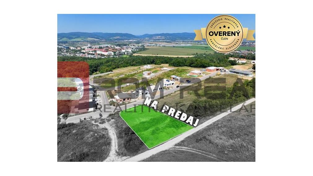 Na predaj krásny stavebný pozemok, Nová Dubnica - Medové lúky, 822 m2