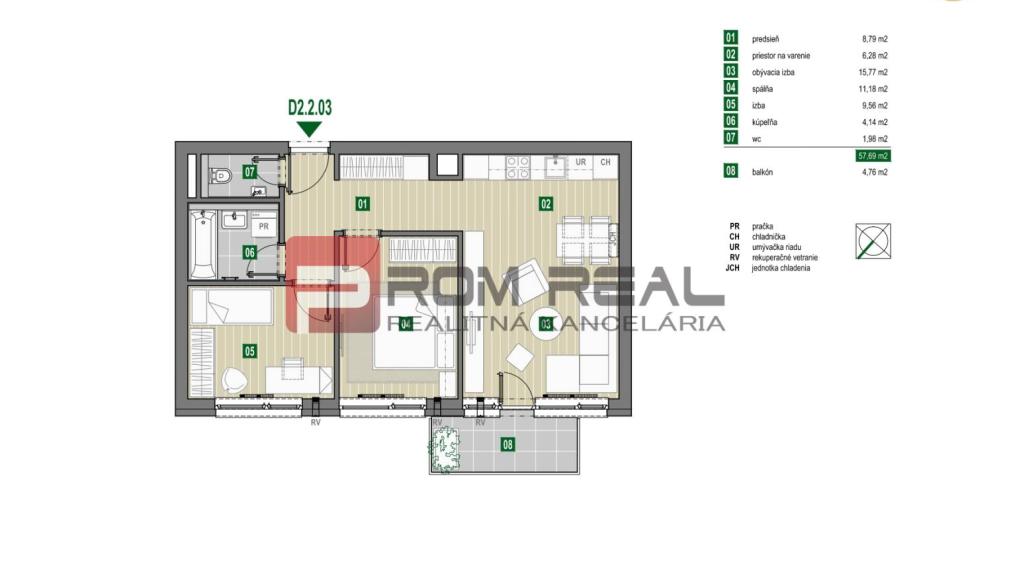 Sale Two bedroom apartment, Two bedroom apartment, Pezinok, Slovakia