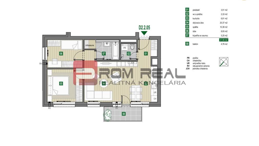 Sale Two bedroom apartment, Two bedroom apartment, Pezinok, Slovakia