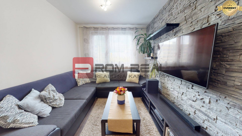 PREDANÝ - 3 izbový byt s loggiou na Wolkrovej ulici 