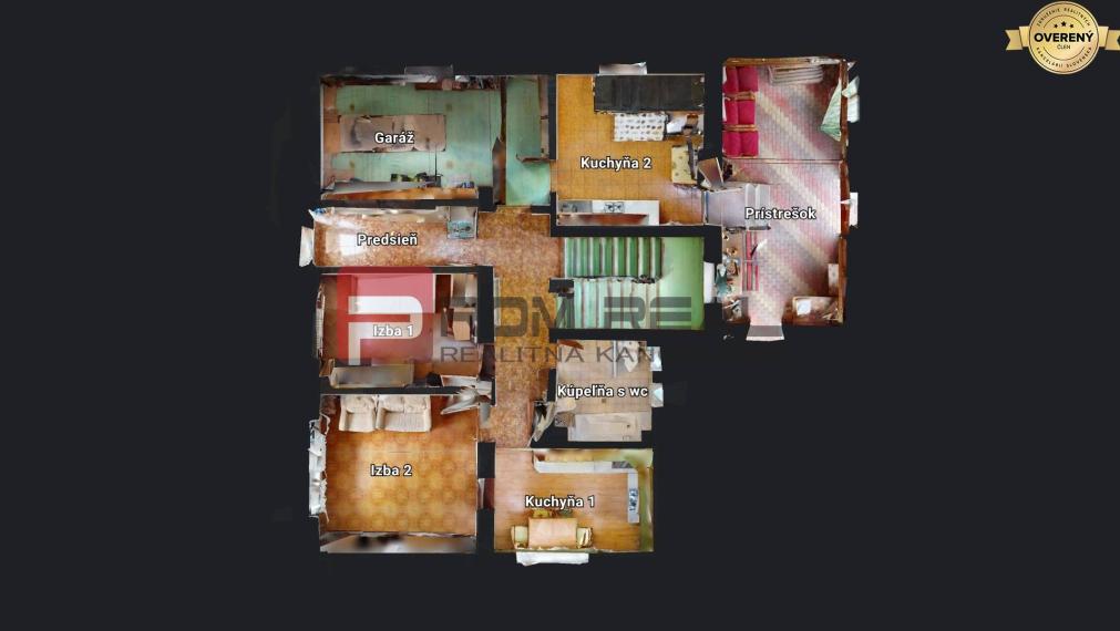 PREDANÝ Dvojgeneračný rodinný dom v Lehota pod Vtáčnikom