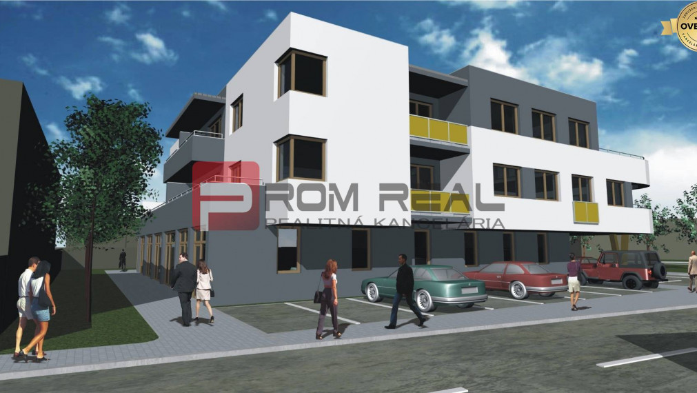 Predaj nebytový priestor novostavba prízemie 56 m2 Hanzlíková-Trenčín