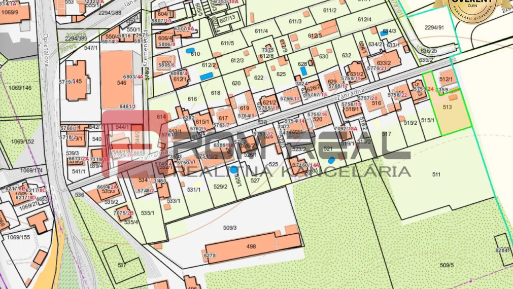 Pozemok s projektom pre Radovú výstavbu alebo RD v Devínskej Novej Vsi