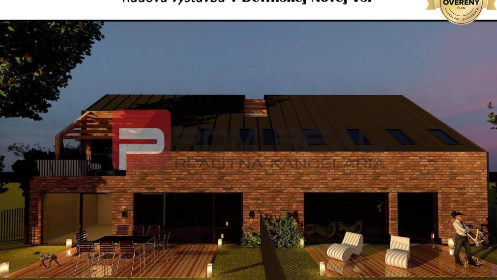 Pozemok s projektom pre Radovú výstavbu alebo RD v Devínskej Novej Vsi