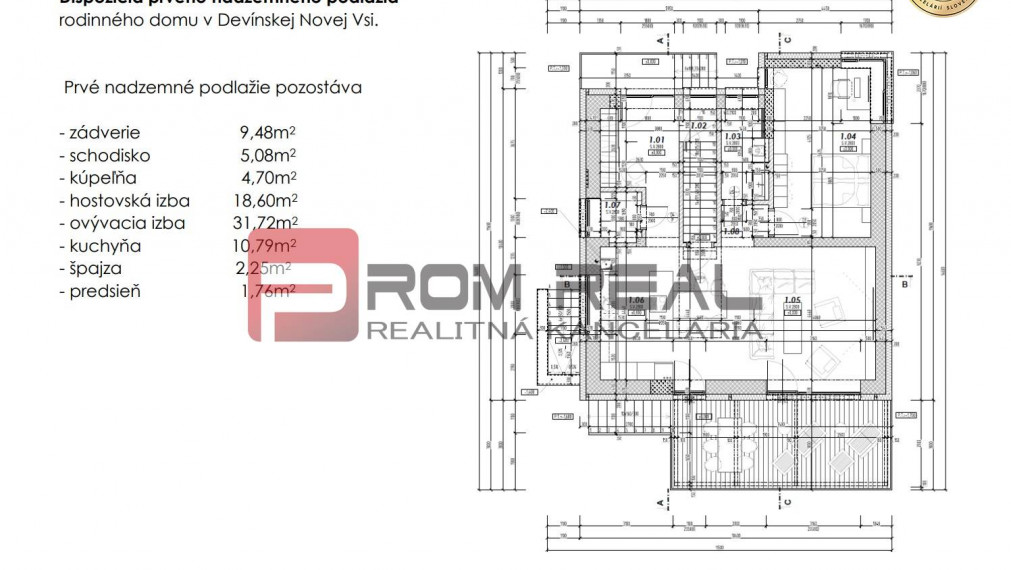 Rodinný dom na rekonštrukciu alebo nový dom s projektom v DNV!