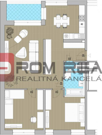 Na predaj 3 izbový byt v Byty Vinice Pezinok - C51     