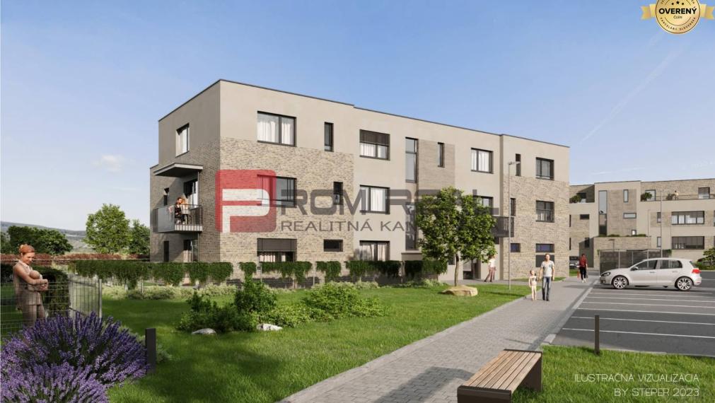 PREDAJ 2 izbový byt s balkónom v Prémiovej novostavbe Pezinok A0+