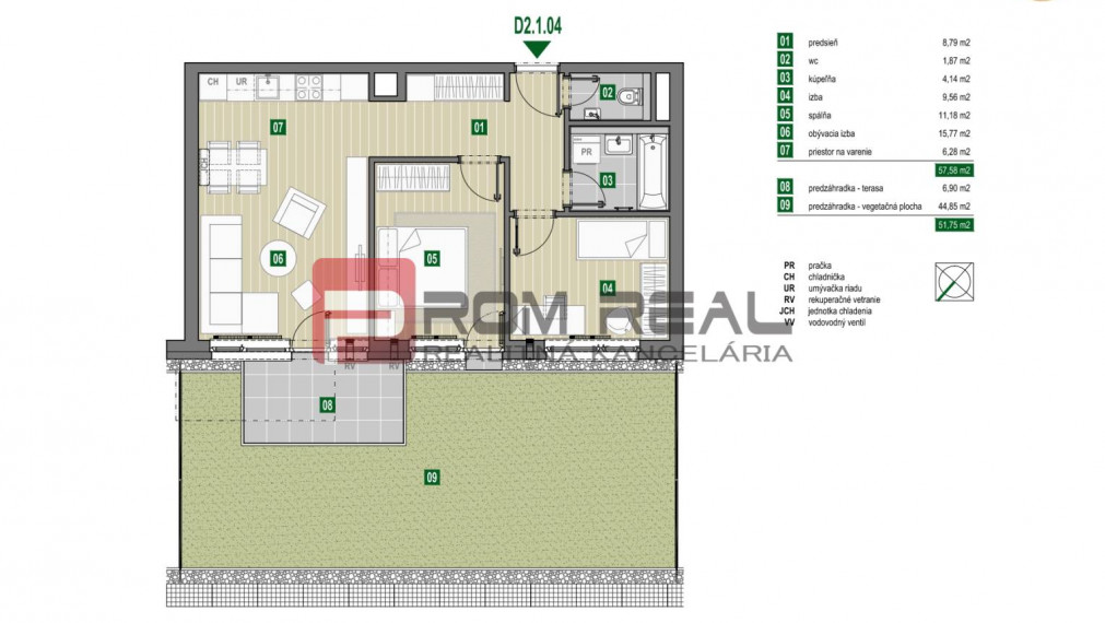 PREDAJ 3 izbového bytu so záhradou v Prémiovej novostavbe Pezinok A0+