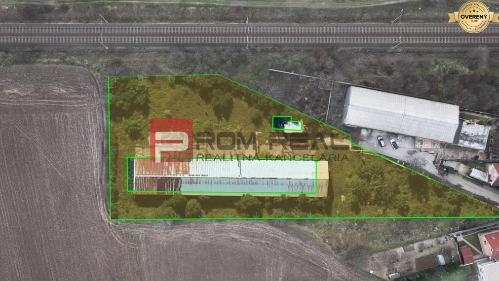 PRENÁJOM Veľký sklad s veľkorysým pozemkom v intraviláne