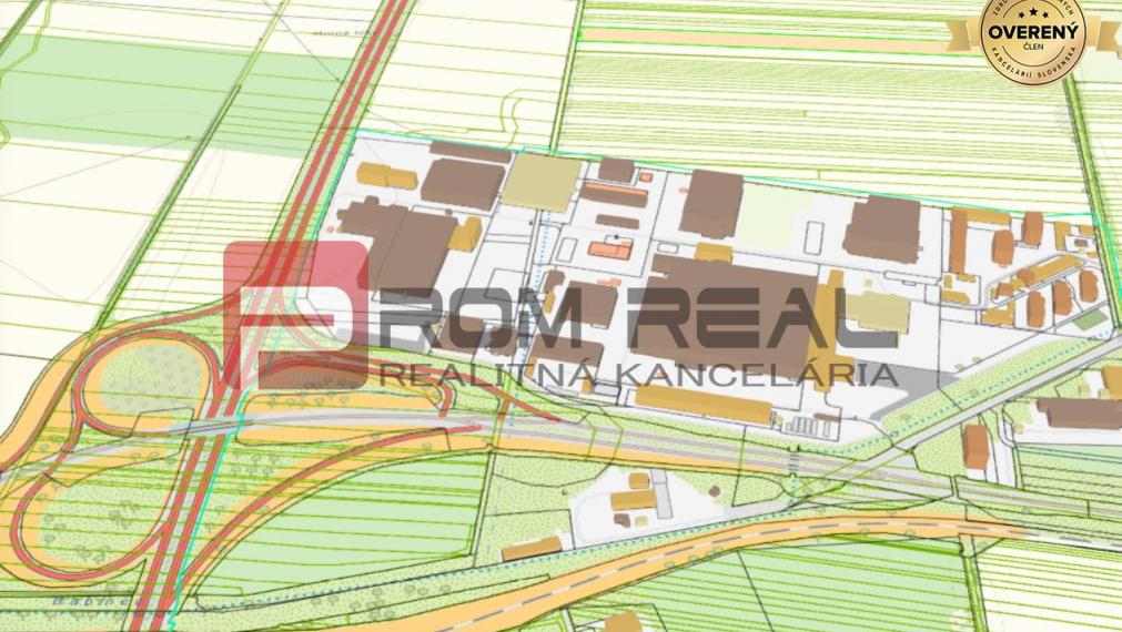 Podiel na investičnom pozemku pri diaľnici v Piešťanoch