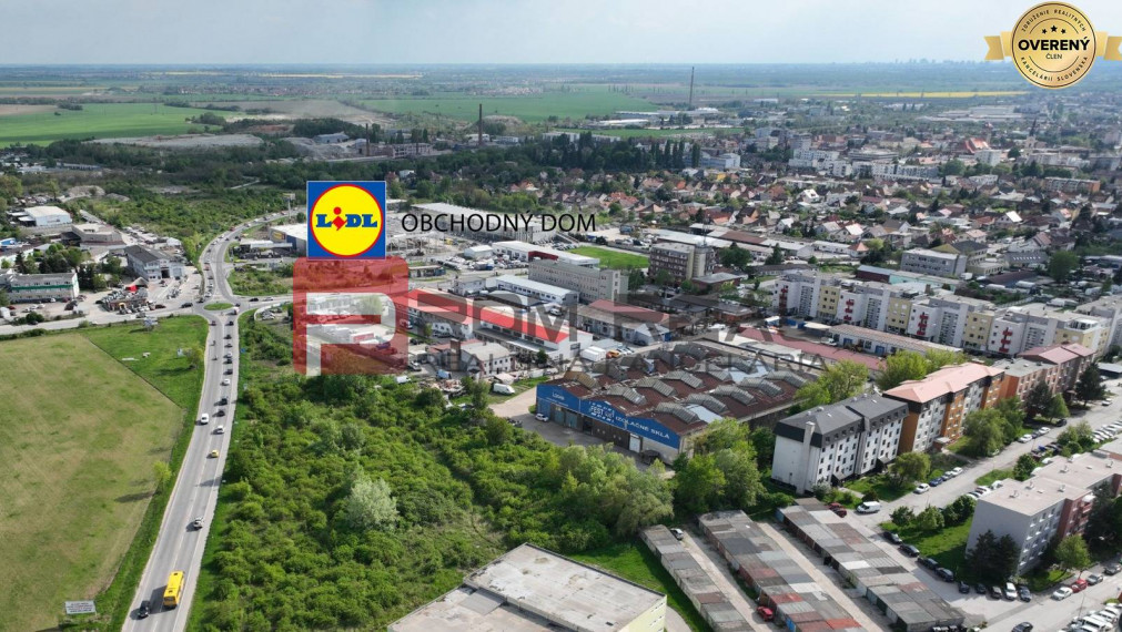 Predaj 6585 m2 stavebný pozemok priamo v Pezinku pri LIDL a RETAIL BOX