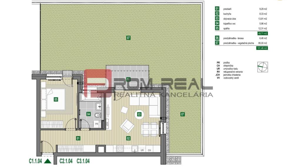 Sale One bedroom apartment, One bedroom apartment, Pezinok, Slovakia