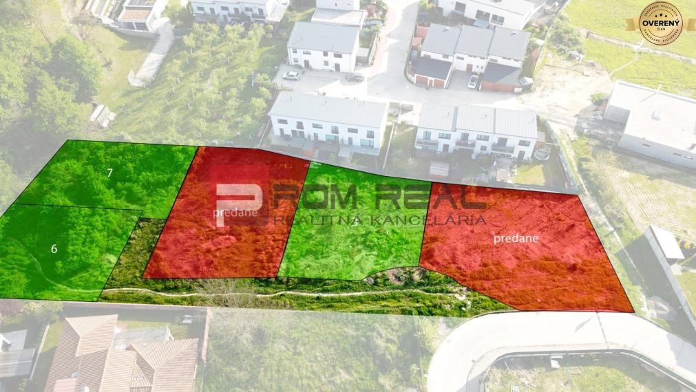 Nádherný pozemok v lukratívnej časti Stupavy Na Vyhliadke 942 m2