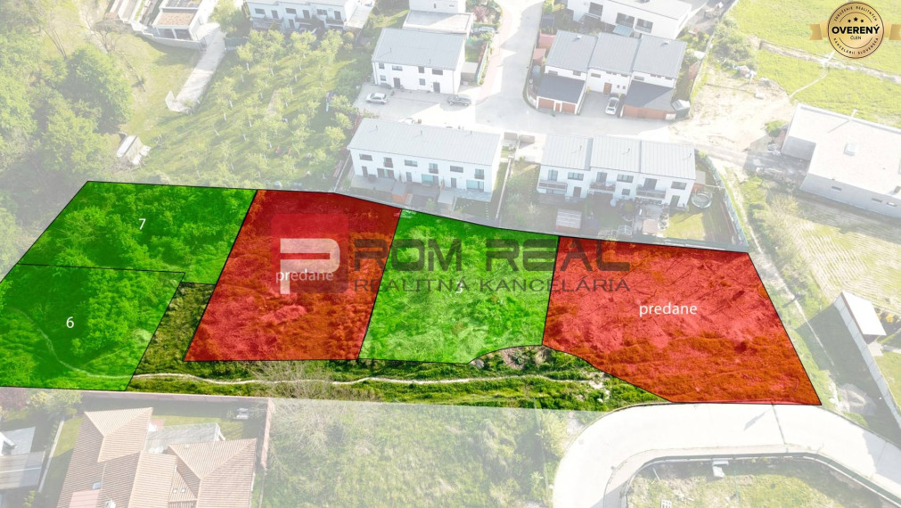 Nádherný pozemok v lukratívnej časti Stupavy Na Vyhliadke 910 m2