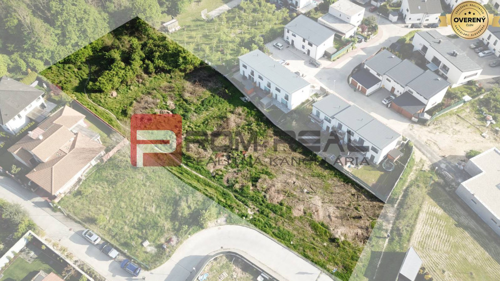 Nádherný pozemok v lukratívnej časti Stupavy Na Vyhliadke 910 m2