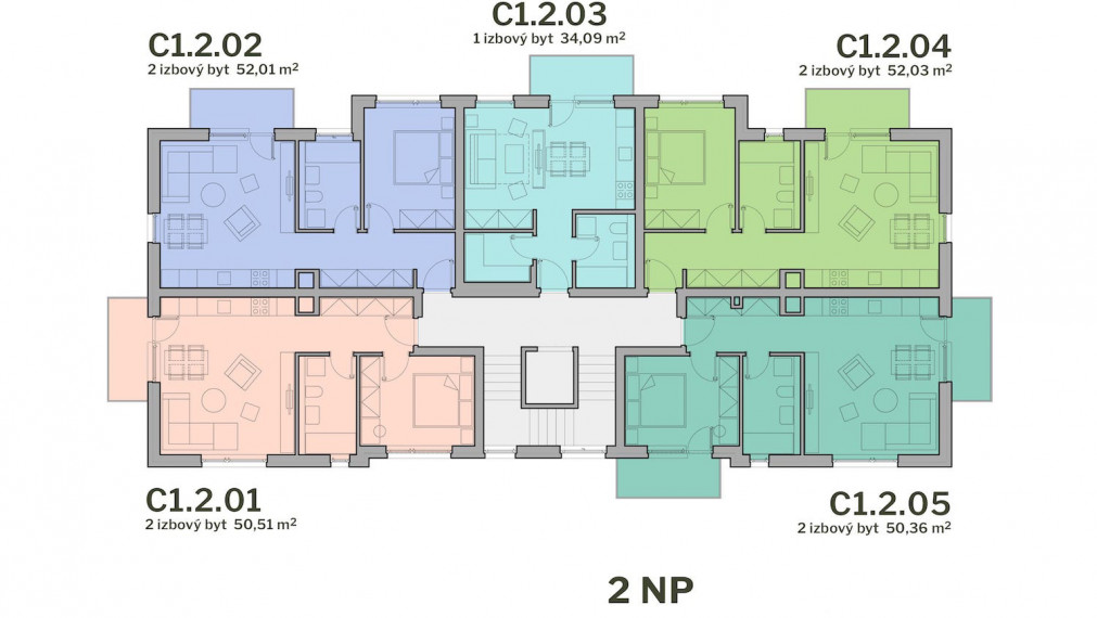 PREDAJ 2 izbový byt s balkónom v Prémiovej novostavbe Pezinok A0+