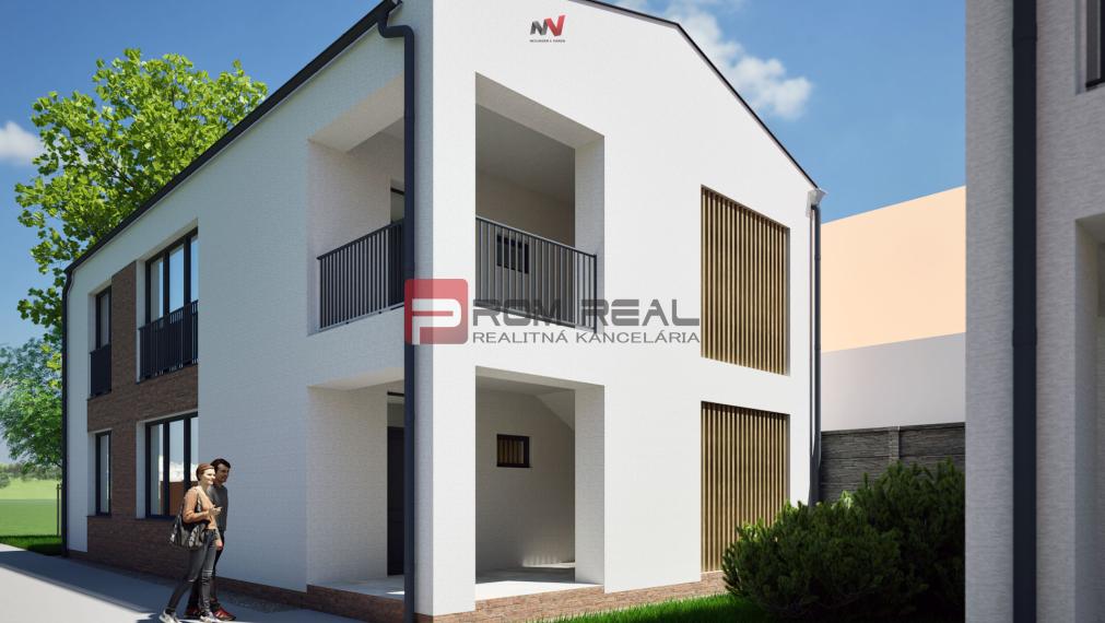 PREDAJ pozemku s projektom pre výstavbu 4 bytov VINIČNÉ