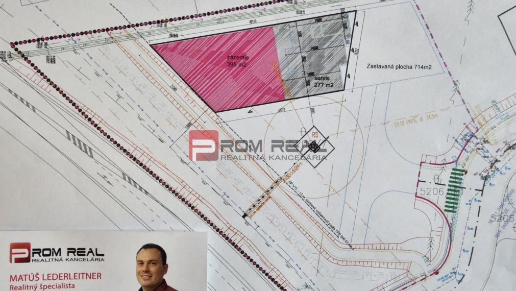 Na prenájom pozemok Pezinok 5063m2