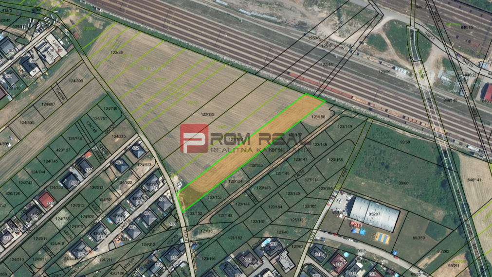Predaj pozemok 3883 m2 v území pre výstavbu domov - Mojš, okres Žilina