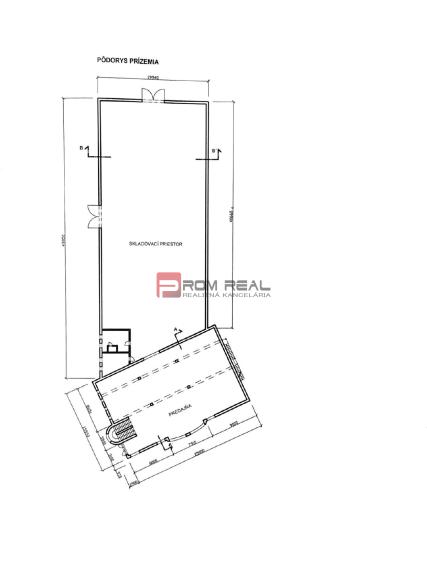 PREDAJ obchodno, kancelársko, skladový priestor na hlavnom ťahu