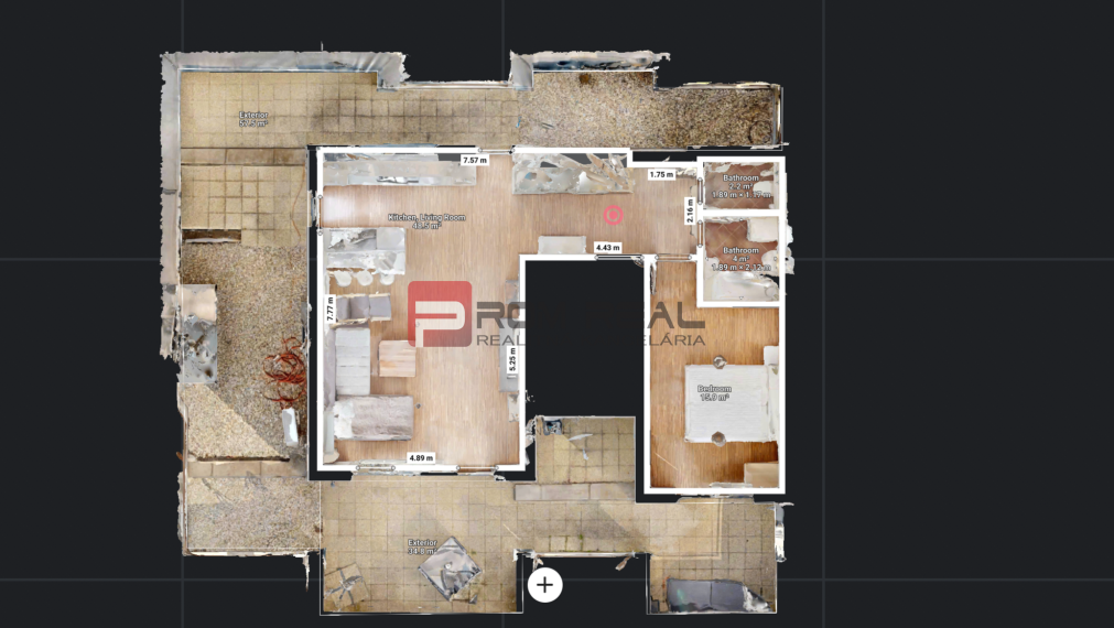 PREDANÉ Exkluzívne na predaj veľký 2-izbový byt s nadštandardnou terasou a parkovaním