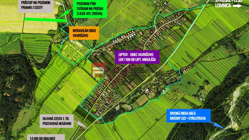 Na PREDAJ pozemok v krásnom prostredí na Liptove