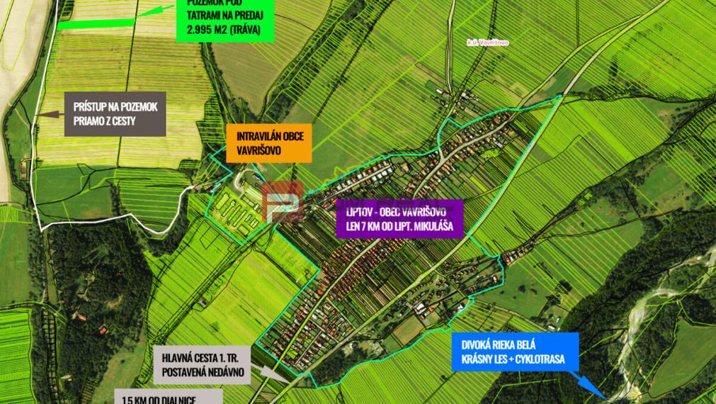 Ponúkame na predaj pozemok v srdci Liptova