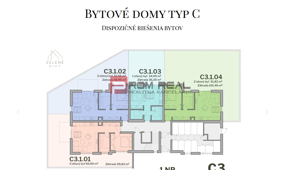 PREDAJ 2i byt, 153 m2, Prémiová novost. Zelené Nivy, Pezinok