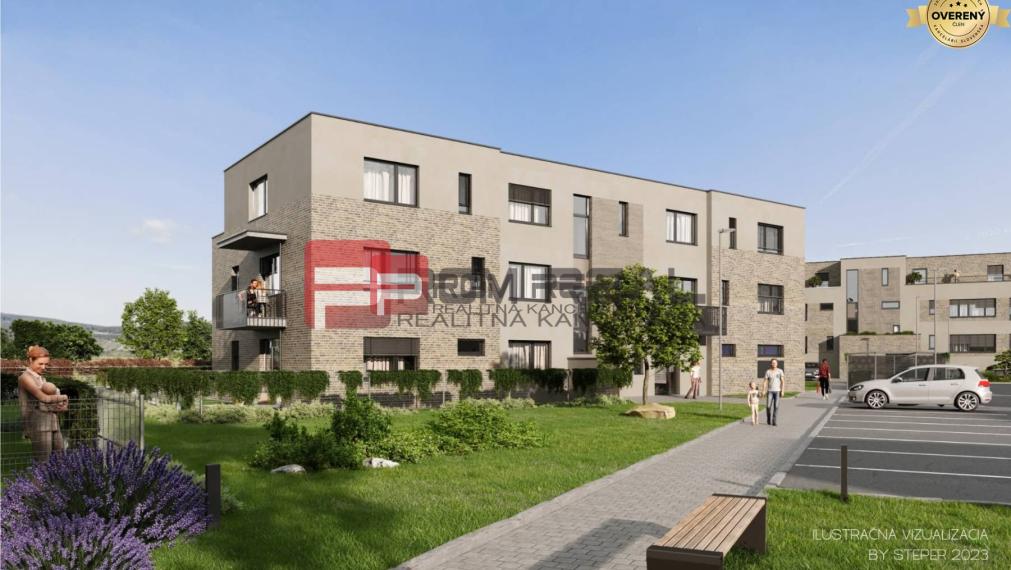 PREDAJ 2i byt, 49 m2, Prémiová novost. Zelené Nivy, Pezinok