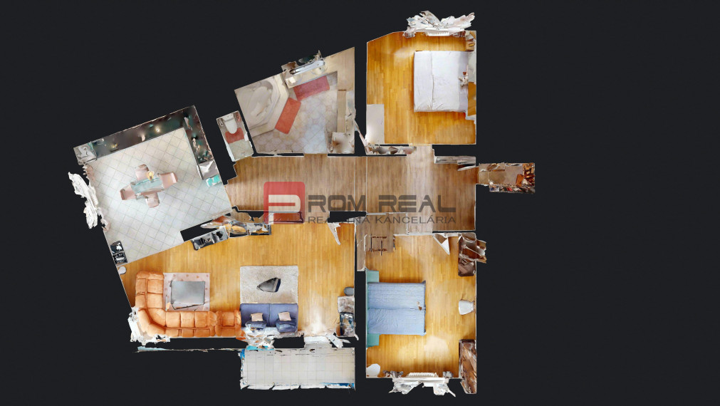 Ponúkame na PRENÁJOM veľkometrážny 3 izbový byt s parkovacím miestom