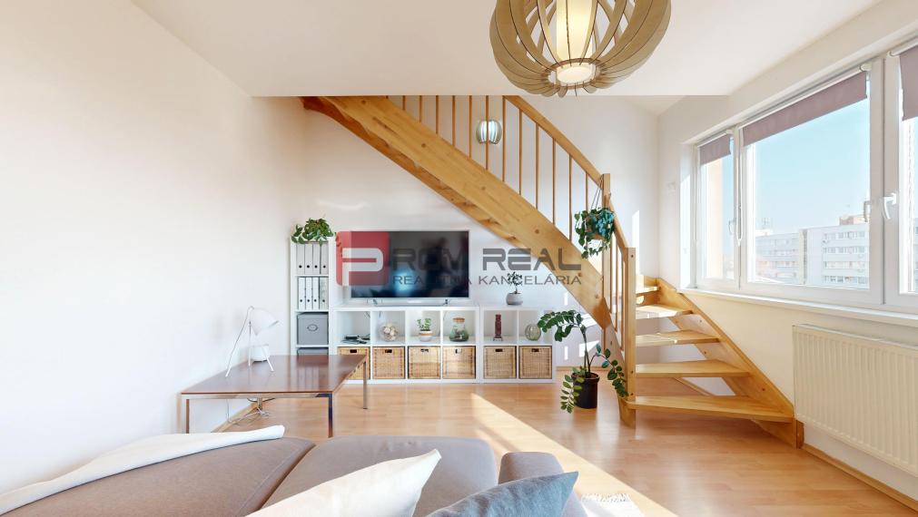 3 izbový moderný byt s rozlohou 80m² a podkrovím navyše