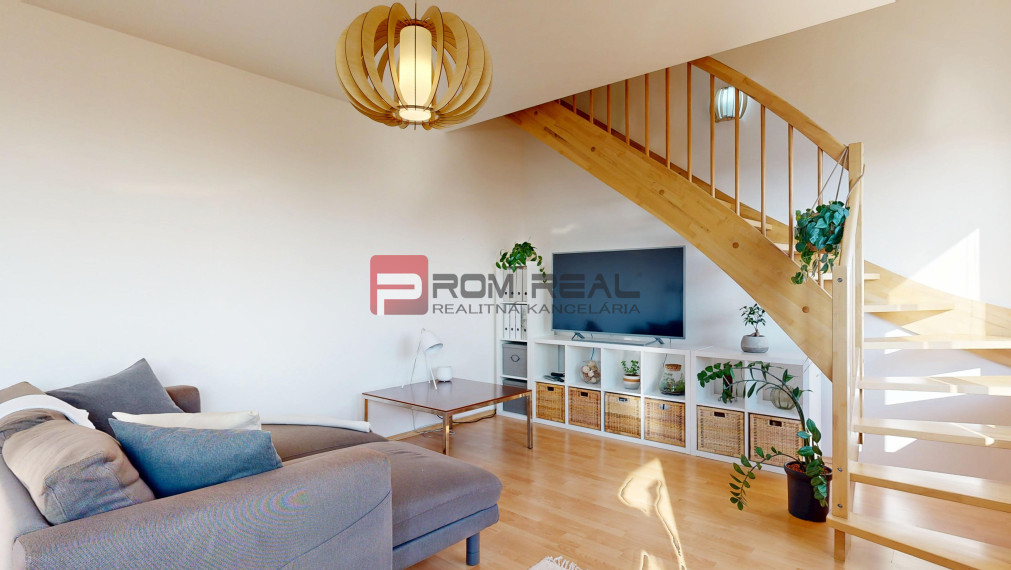 3 izbový moderný byt s rozlohou 80m² a podkrovím navyše