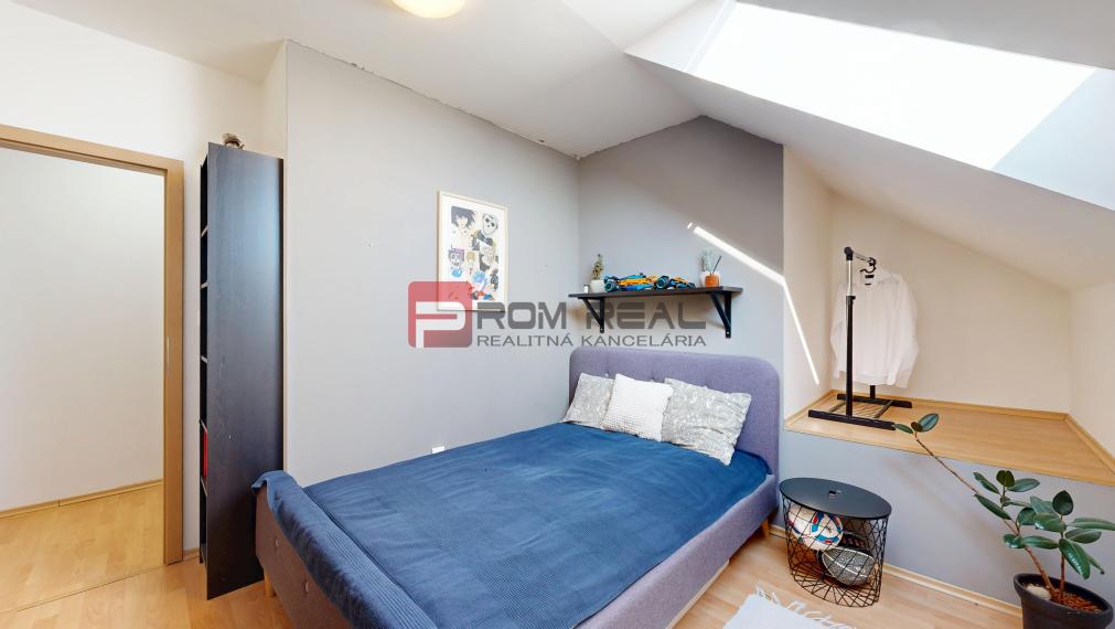 3 izbový moderný byt s rozlohou 80m² a podkrovím navyše