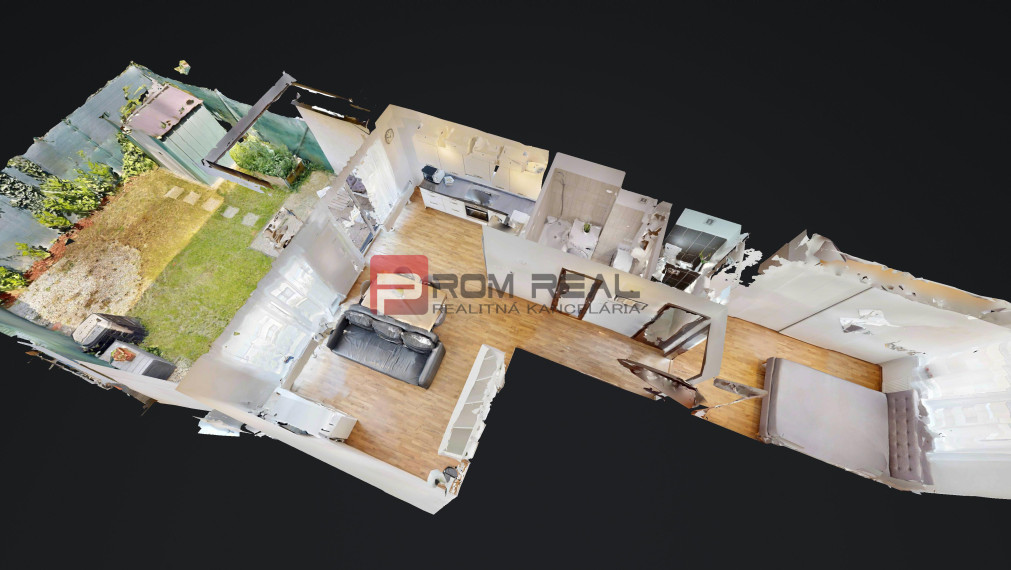 Predané - EXKLUZÍVNE na predaj bezbariérový 2-izbový byt so záhradou, Hviezdoslavov