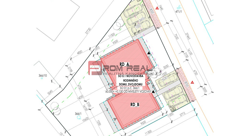 Pozemok s projektom na dvojdom, Tomášov, investícia