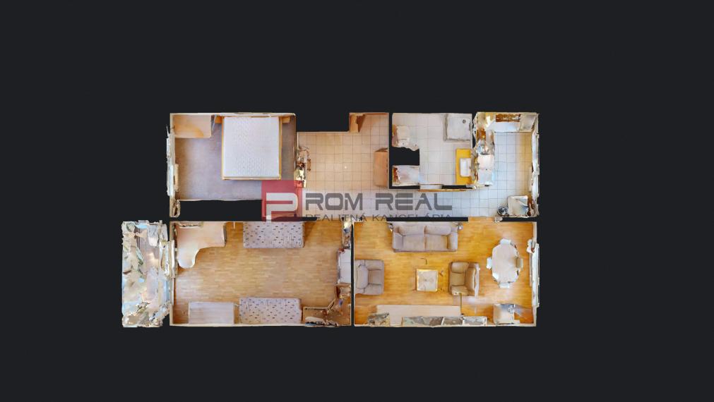 Predaj 3 izbového bytu (Sídlisko Váh- Šaľa)