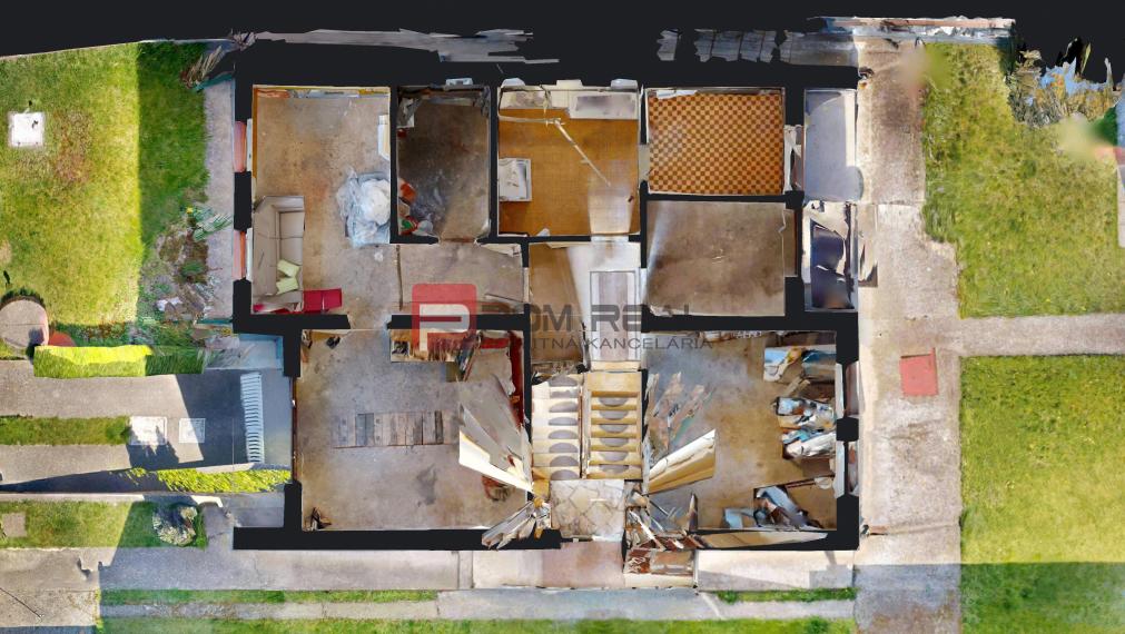 3D obhliadka - Pekný rodinný dom v obci Blatné