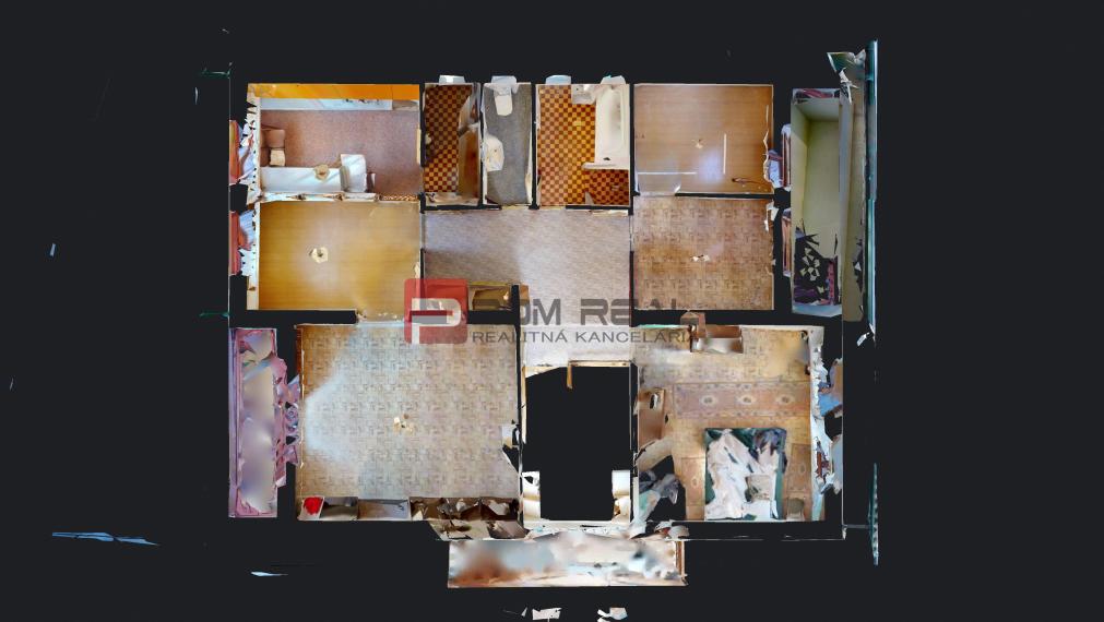 3D obhliadka - Pekný rodinný dom v obci Blatné