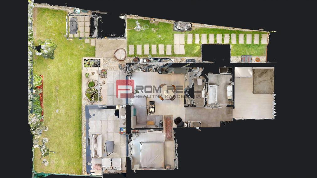 REZERVOVANÉ - Predaj dizajnového 3-izb.bytu s upravenou záhradou a 2 parkovacími miestami vo Hviezdoslavove