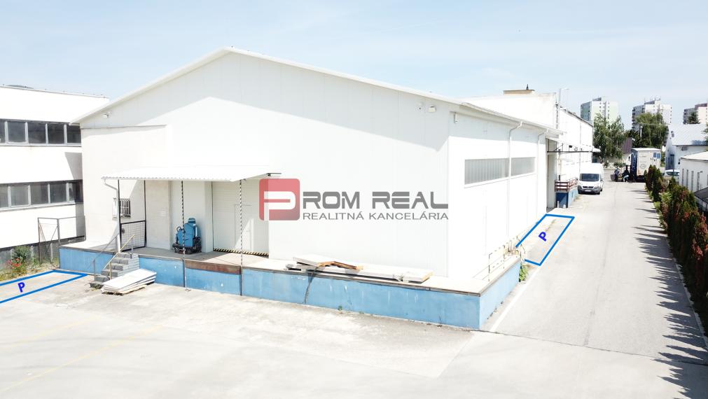 PRENÁJOM ZATEPLENEJ SKLADOVEJ HALY 548 m2, Modra