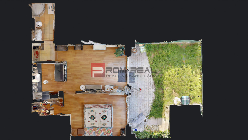 REZERVOVANÉ Predaj dvojizbového bytu so záhradkou-Svätý Jur