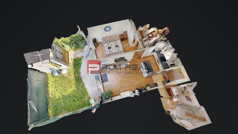 REZERVOVANÉ Predaj dvojizbového bytu so záhradkou-Svätý Jur