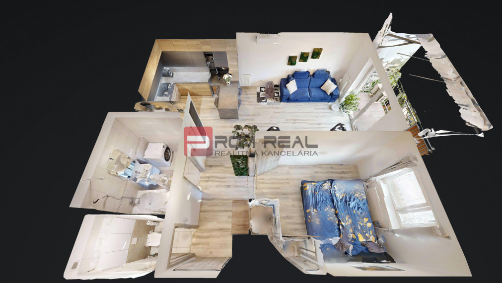 REZERVOVANÉ Na PREDAJ 2-izbový byt s balkónom  v tehlovej novostavbe – Pezinok, Mahulanka