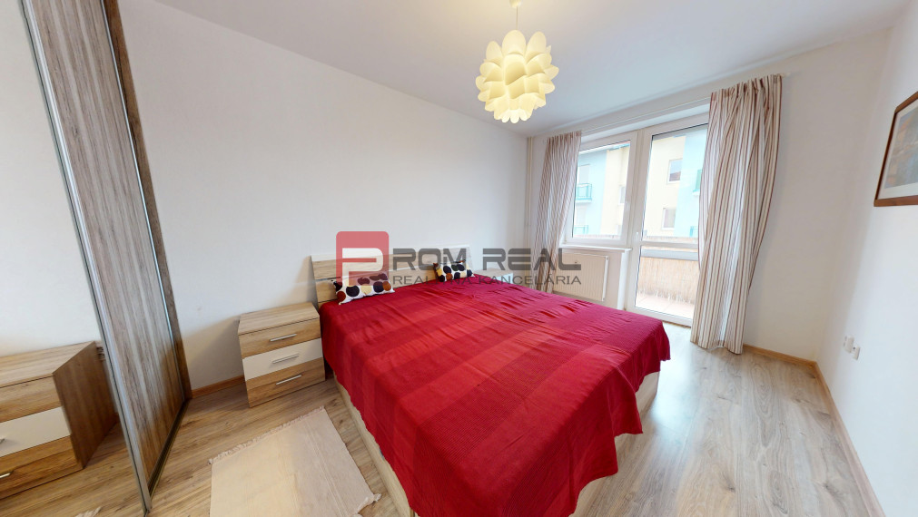 Na prenájom zariadený, svetlý 2 izbový byt s balkónom