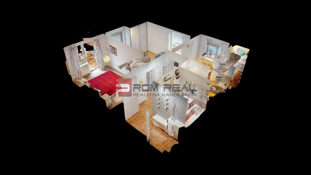 Na prenájom zariadený, svetlý 2 izbový byt s balkónom