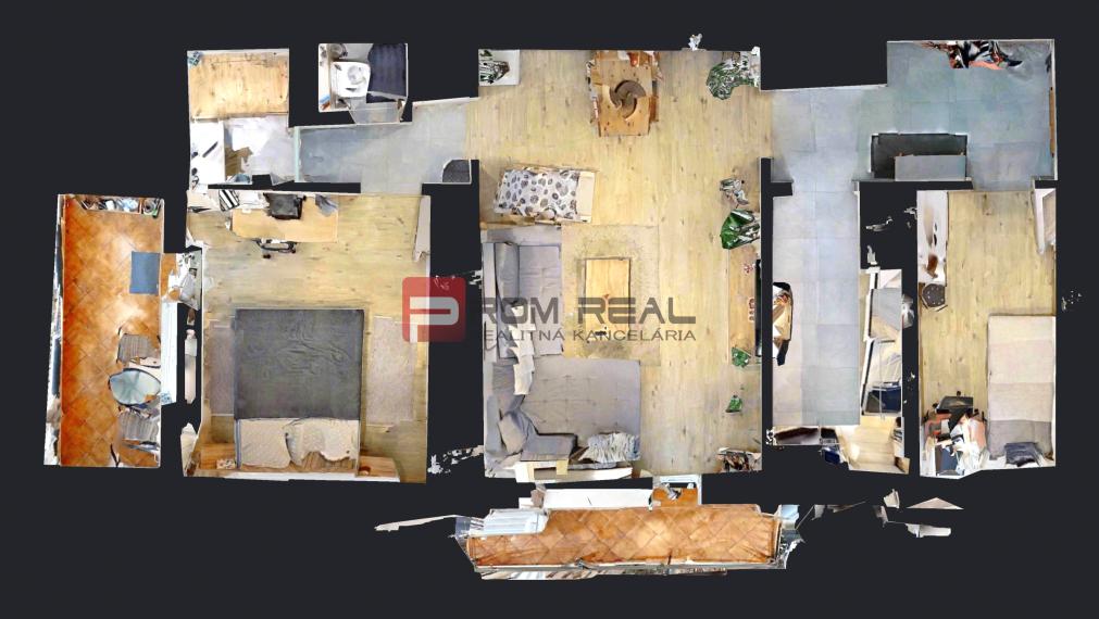 Prenájom 3i byt zariadený, 2 balkóny, Ružinov, Bratislava