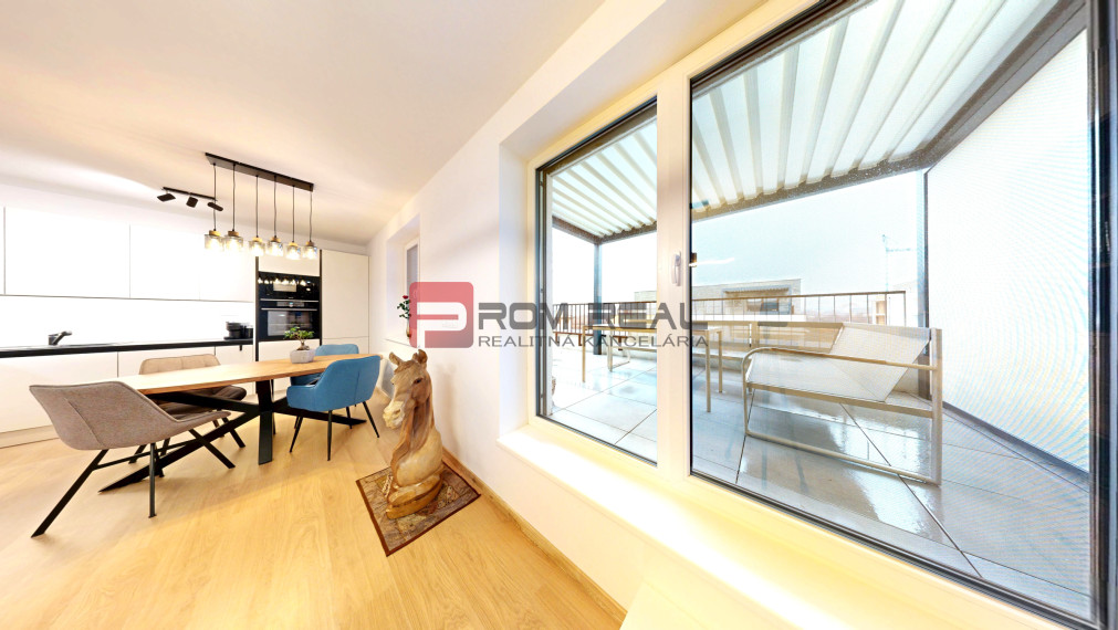 Prenájom 3i komplet zariadený byt s veľkou terasou, Modra