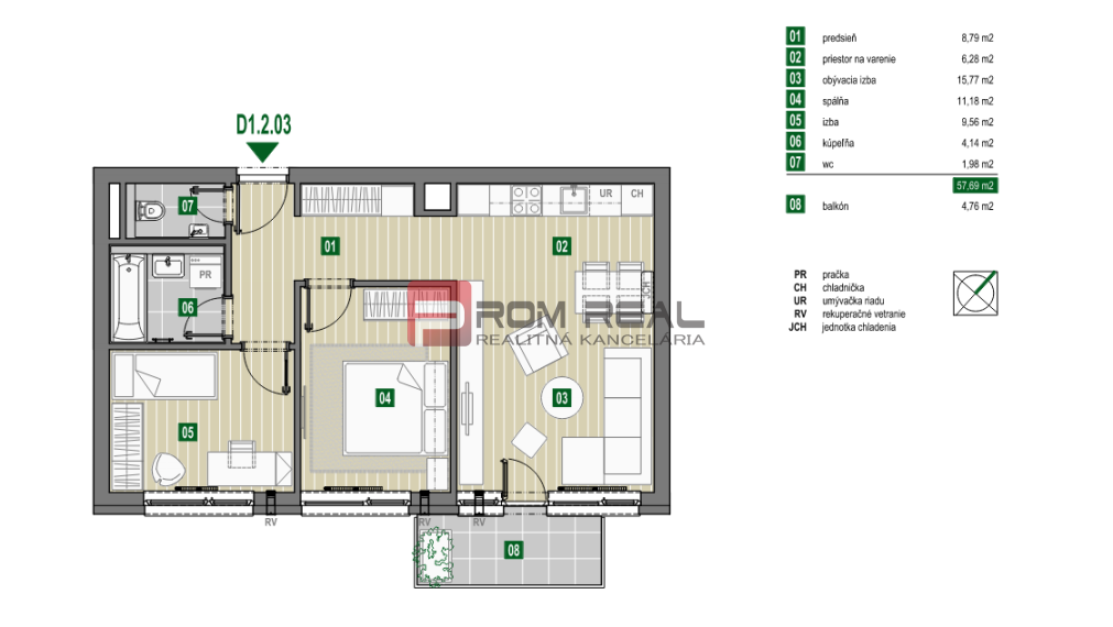 Sale Two bedroom apartment, Two bedroom apartment, Pezinok, Slovakia